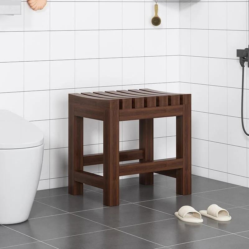 Bathroom Bathing Stool Solid Wood Stool Home-use Multi-functional Bathing Stool Non-Slip Stool Living Room Ottoman New Arrival