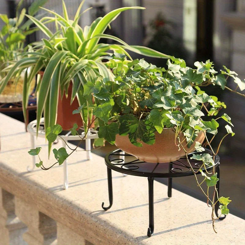 Floor-standing Storage Rack Multi-layer Iron Art Flower Stand Indoor Outdoor Universal Living Room Balcony Succulent Green Radis