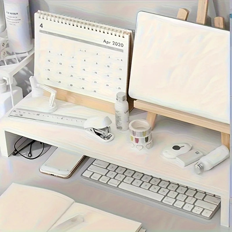 Computers with Elevated Shelves, Laptops with Elevated Shelves, Office Desk Storage Racks, Desktop Storage Racks, Home Dormitory