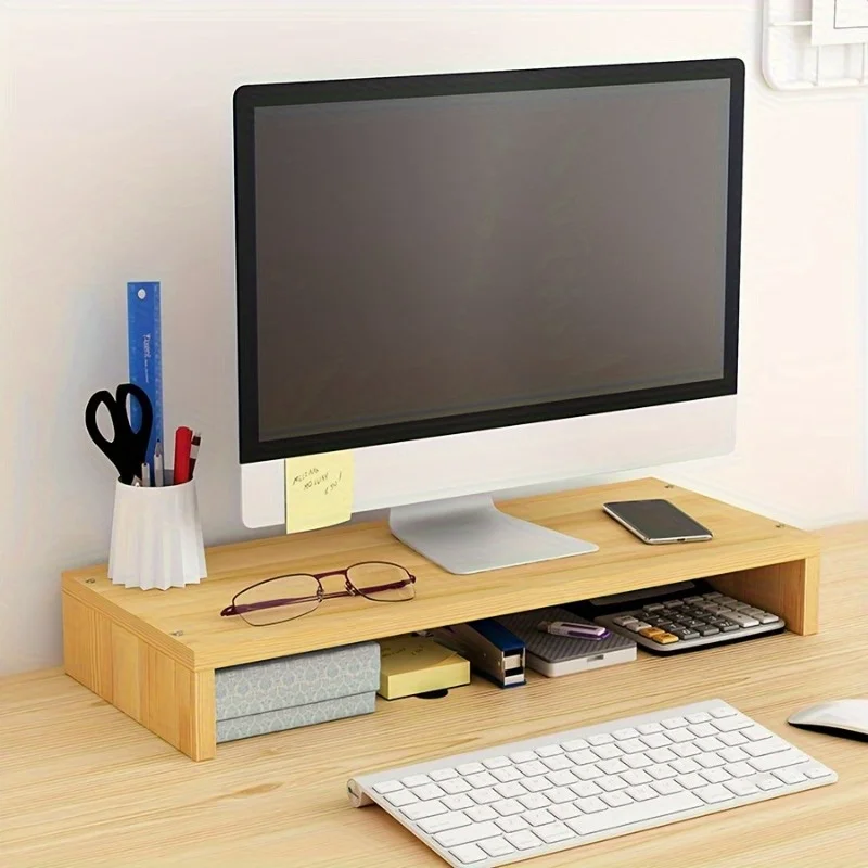 Computers with Elevated Shelves, Laptops with Elevated Shelves, Office Desk Storage Racks, Desktop Storage Racks, Home Dormitory