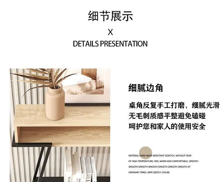 Modern entry table simple light luxury metal welding cabinet by the door long strips are several against the wall iron shelves