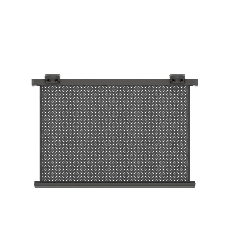 Non Perforated Wall Mounted Drainage Storage Rack Household Balcony Suction Cup Folding Drying Net Aluminum Alloy Clothes Hanger