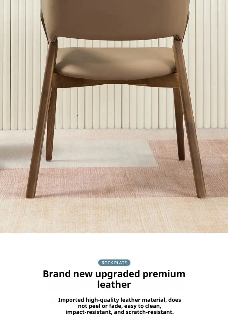 Nordic Wood Dining Chairs Modern Accent Hotel Replica Dining Chairs Restaurant Luxury Articulos Para El Hogar Patio Furniture