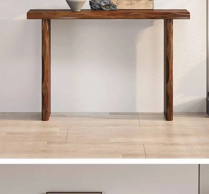 Vintage Century Elegant Mid Console Tables Shabby Wabi Sabi Beauty Console Tables Trendy Rustic Console Meuble Furniture Home