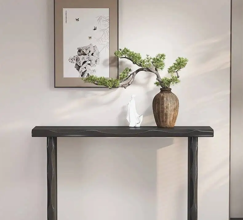 Vintage Century Elegant Mid Console Tables Shabby Wabi Sabi Beauty Console Tables Trendy Rustic Console Meuble Furniture Home