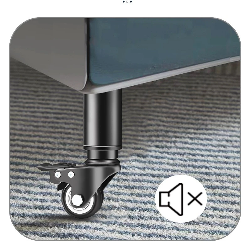 1Pcs 14-16/18-24cm Adjustable Furniture Feet High Quality Universal Caster Wheel for Furniture Swivel Caster Silent Portability