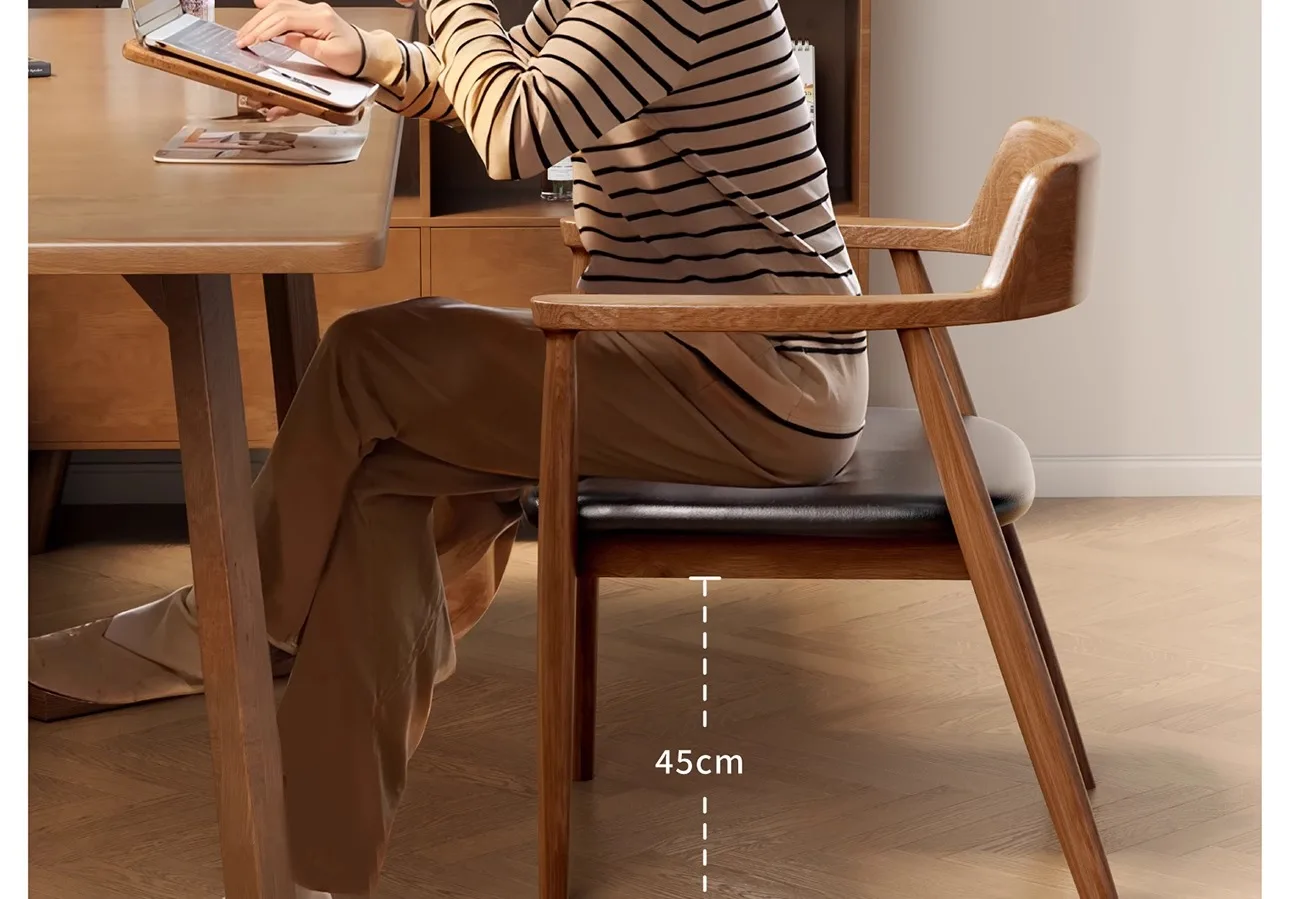 Wooden Vanity Dining Chair Nordic Salon Modern Ergonomic Dining Chair Luxury Office Pink Mesas De Restaurante Kitchen Furniture