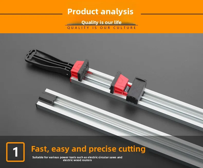 Woodworking table saw ruler guide clip | Electric circular saw plate cutting fast fixture