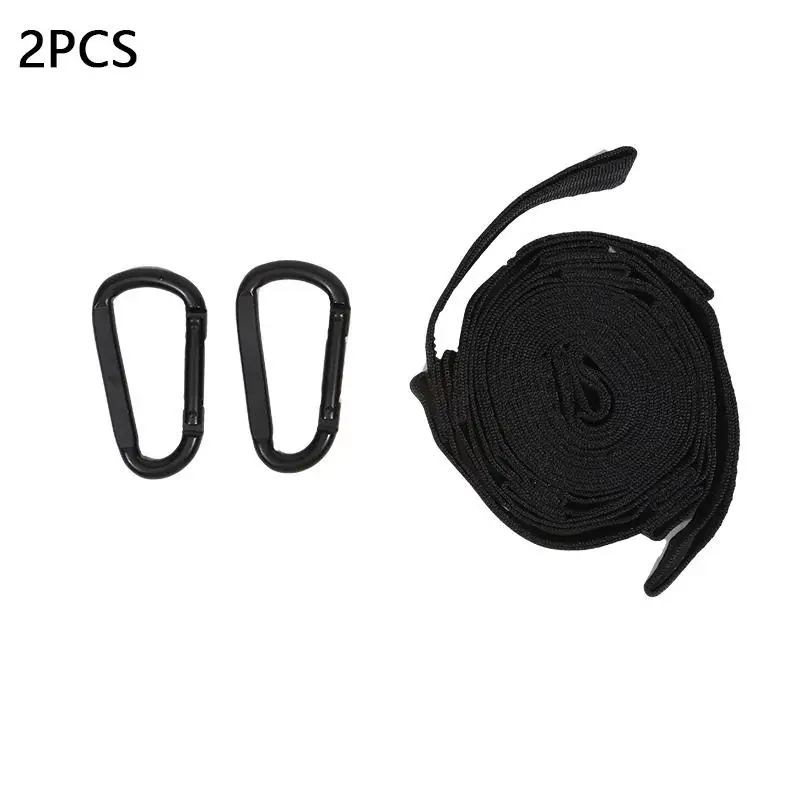 2Pcs High Bearing Capacity Hammock Straps 600lbs Breaking Strength Polyester Hammock Belt Rope 5 Ring Correias De Poliéster