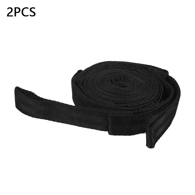 2Pcs High Bearing Capacity Hammock Straps 600lbs Breaking Strength Polyester Hammock Belt Rope 5 Ring Correias De Poliéster