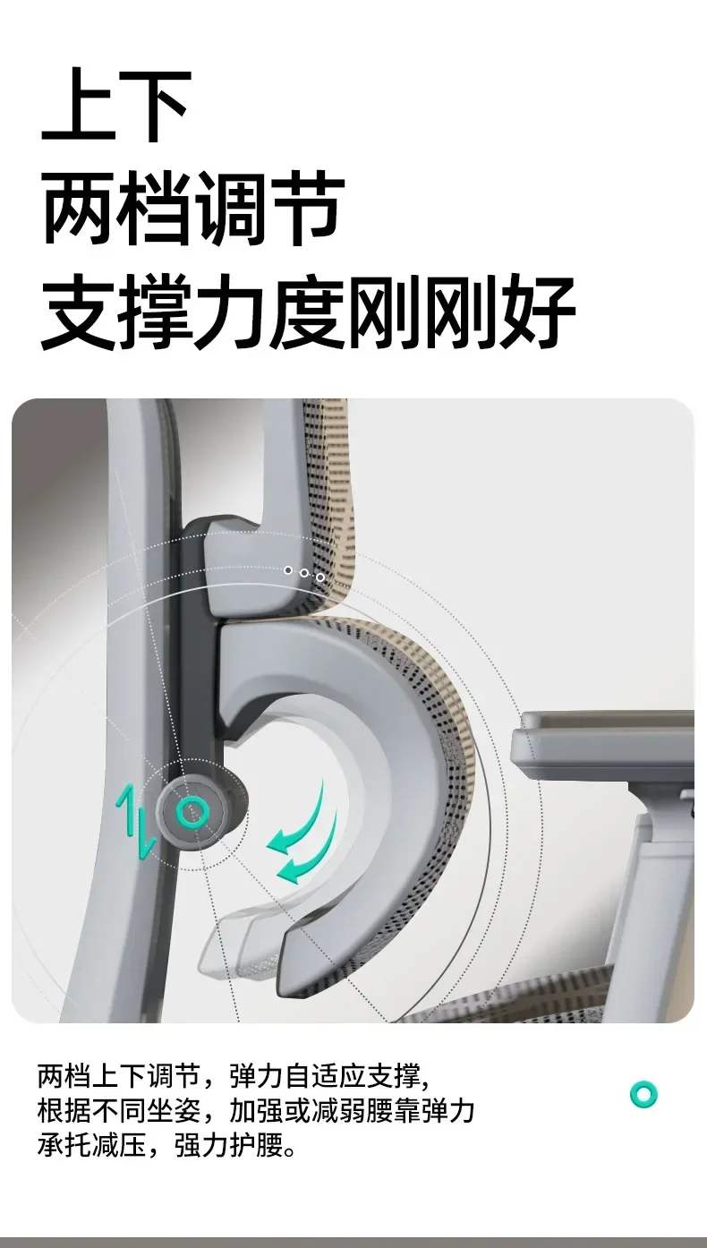 Adjustable Armrests Armchair 3D Ergonomic Chair Office Chair Computer Headrest Advanced Leg Rest Anime Gamer Bedroom