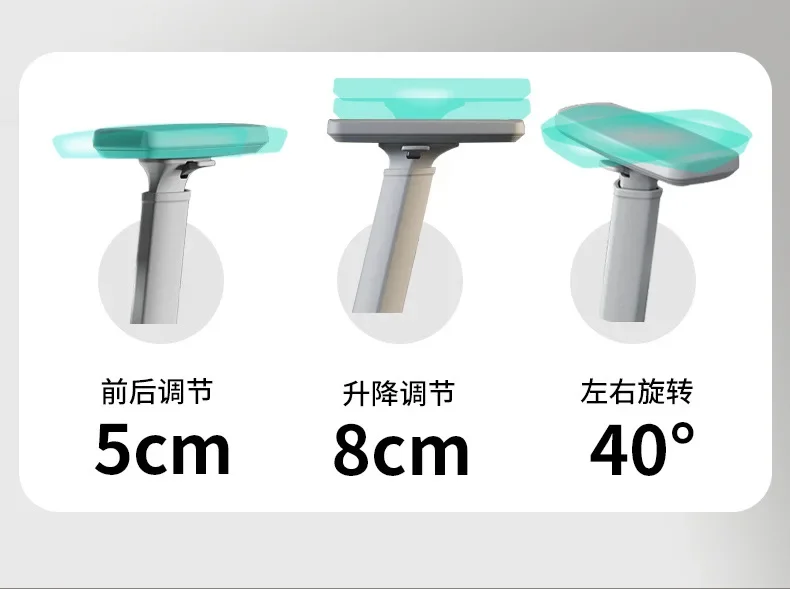 Adjustable Armrests Armchair 3D Ergonomic Chair Office Chair Computer Headrest Advanced Leg Rest Anime Gamer Bedroom