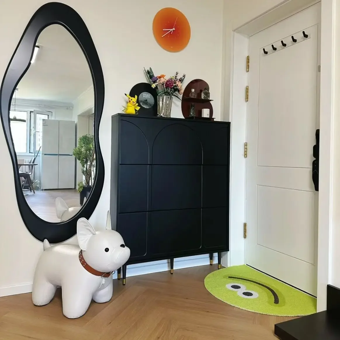Dog Shoe Bench Home Entrance and Living Room Animal Themed Seat Cute Animated Children Stool Portable Stool Chair