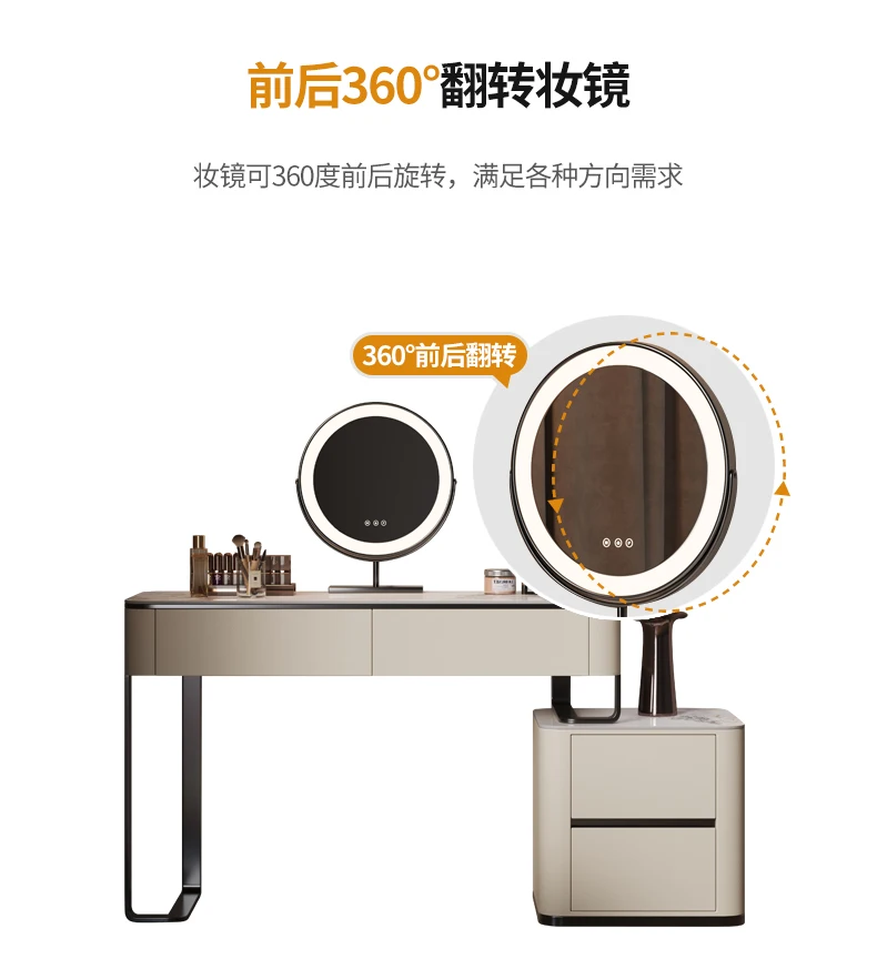 Minimalist Modern Vanity Table Chic Elegant Aesthetic Sturdy Vanity Table Trendy Classic Meuble De Chambre Bedroom Furniture