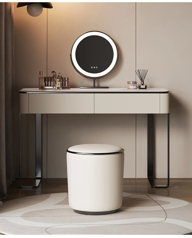 Minimalist Modern Vanity Table Chic Elegant Aesthetic Sturdy Vanity Table Trendy Classic Meuble De Chambre Bedroom Furniture