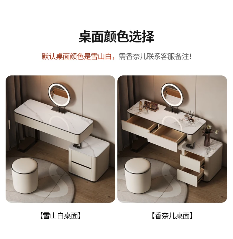 Minimalist Modern Vanity Table Chic Elegant Aesthetic Sturdy Vanity Table Trendy Classic Meuble De Chambre Bedroom Furniture