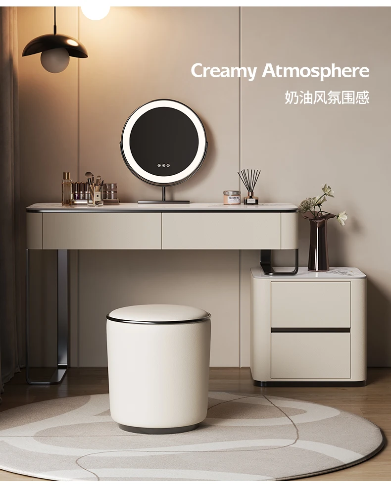 Minimalist Modern Vanity Table Chic Elegant Aesthetic Sturdy Vanity Table Trendy Classic Meuble De Chambre Bedroom Furniture