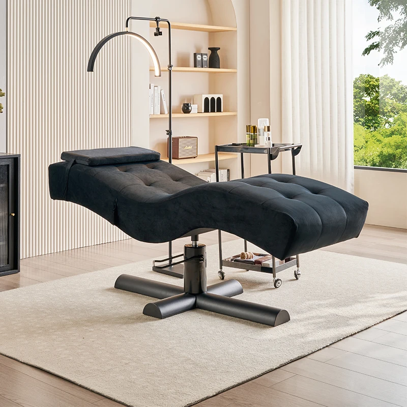 Salon Eyelash Bed Home Leisure Lounger Facial Spa Head Massage Bed Beauty Care Bed SPA Furniture