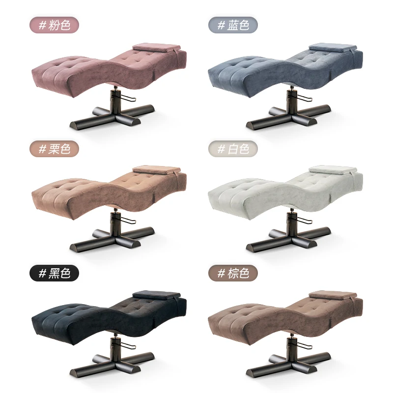Salon Eyelash Bed Home Leisure Lounger Facial Spa Head Massage Bed Beauty Care Bed SPA Furniture