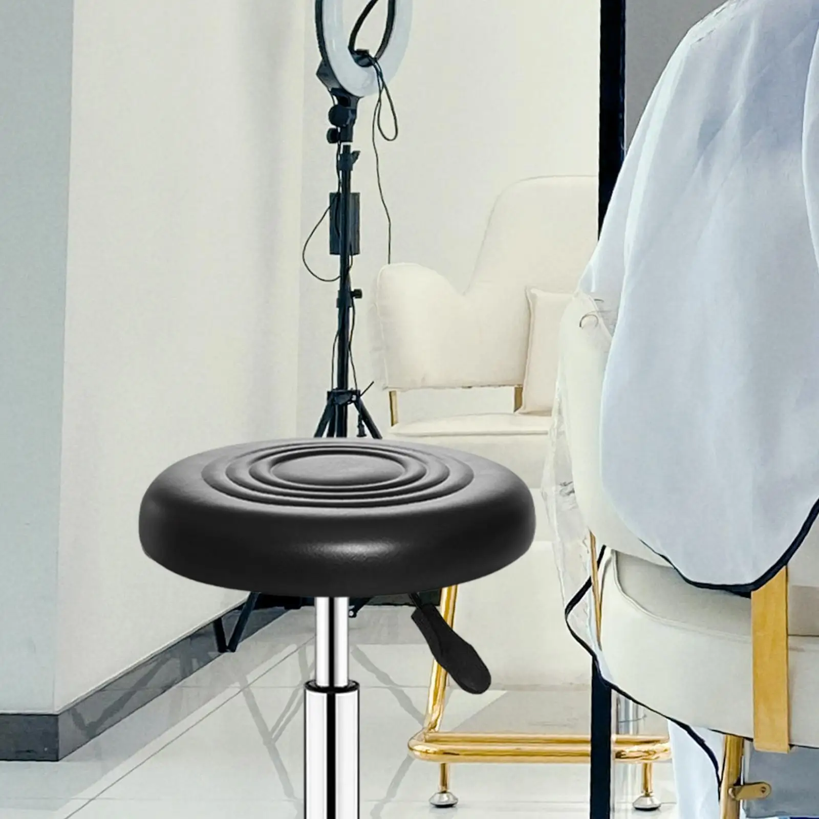 1x Bar Round Stool Replacement Seat Top Diameter 11.81inch Waterproof Barstool Accessories Barstool Seat Cushion for Dining Room