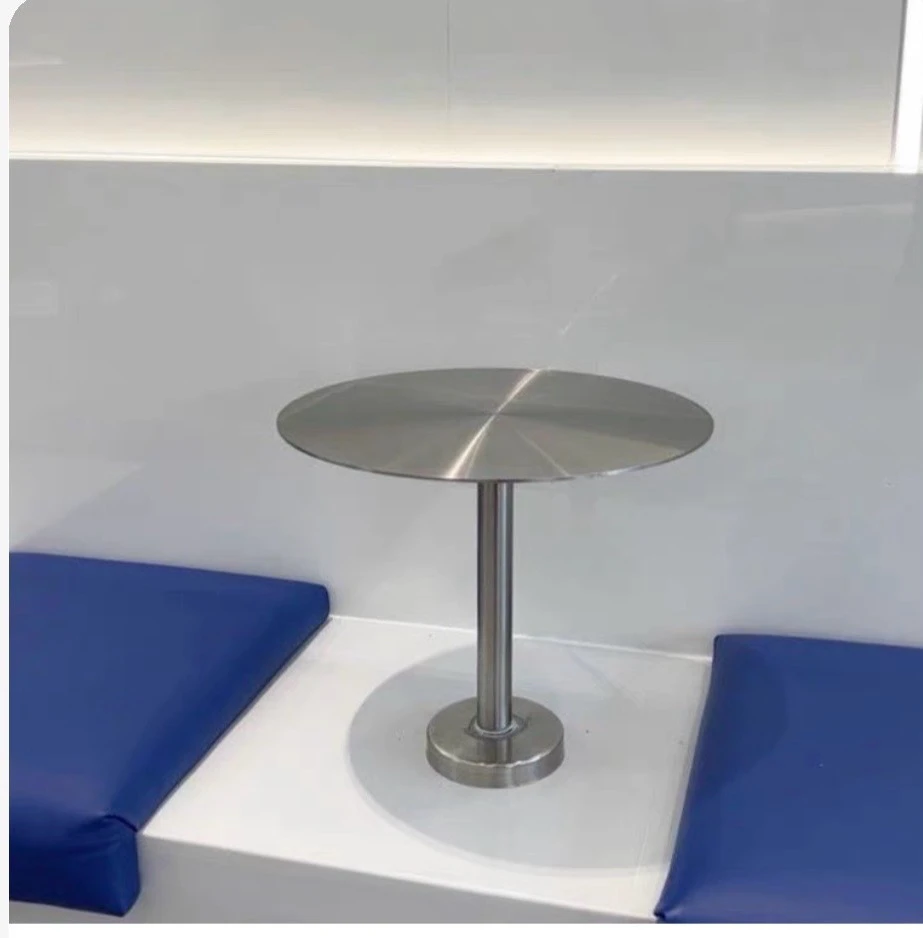 Modern Minimalist Stainless Steel Hang on Bar Table Compact Counter Space Saving Corner Desk for Cafe Shop Rustproof