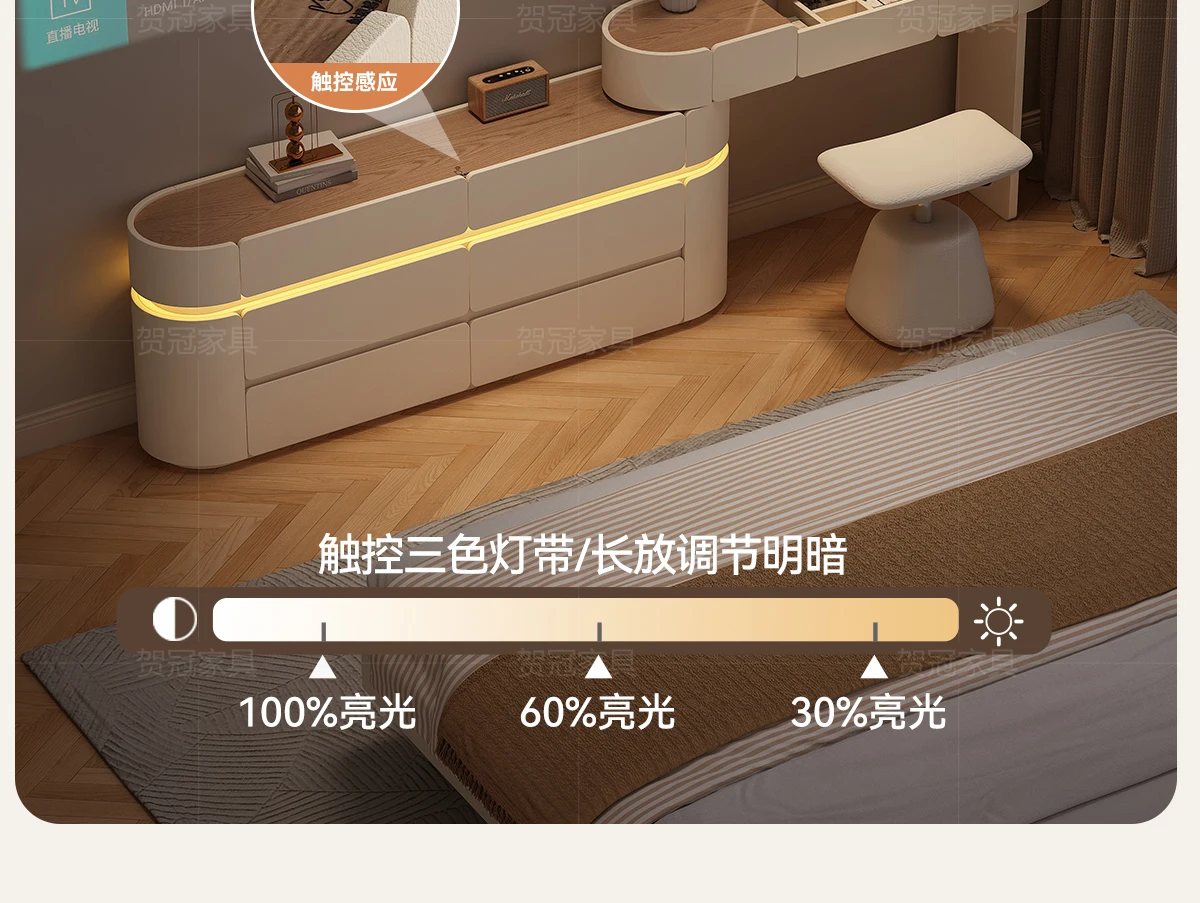 Big Closets Dressing Table Modern Living Room Wood Cosmetics Comfortable Mini Vanity Table Pink Kids Penteadeira Home Furniture