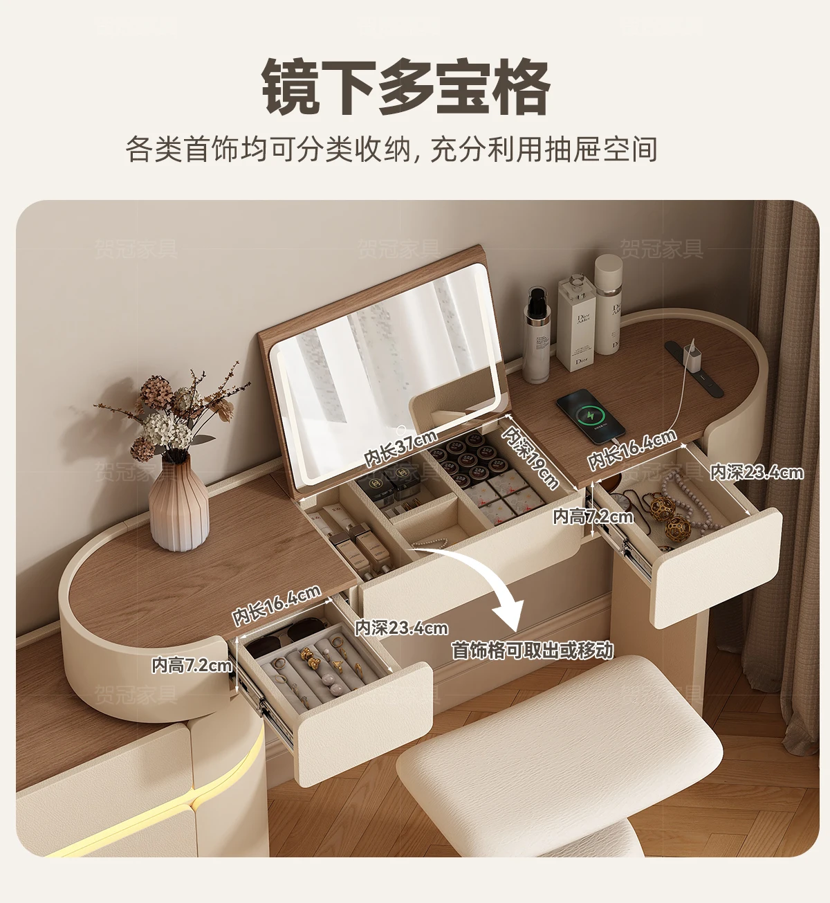 Big Closets Dressing Table Modern Living Room Wood Cosmetics Comfortable Mini Vanity Table Pink Kids Penteadeira Home Furniture