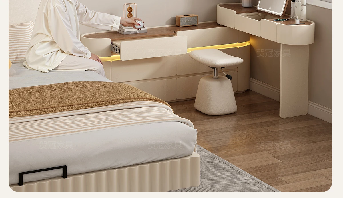 Big Closets Dressing Table Modern Living Room Wood Cosmetics Comfortable Mini Vanity Table Pink Kids Penteadeira Home Furniture