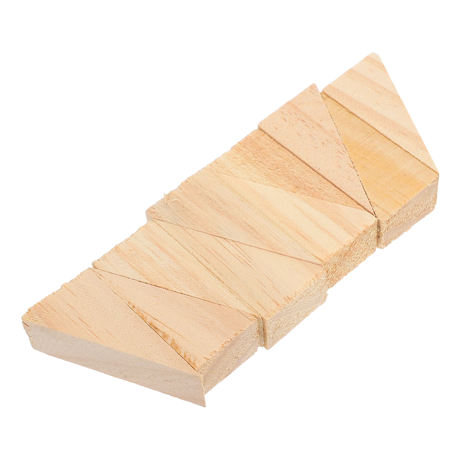 10pcs Wooden Stopper Wedges Solid Wood Anti-Slip Heavy Door Stoppers 6X2X3Cm For Tile Concrete Carpet Floor Block Non-