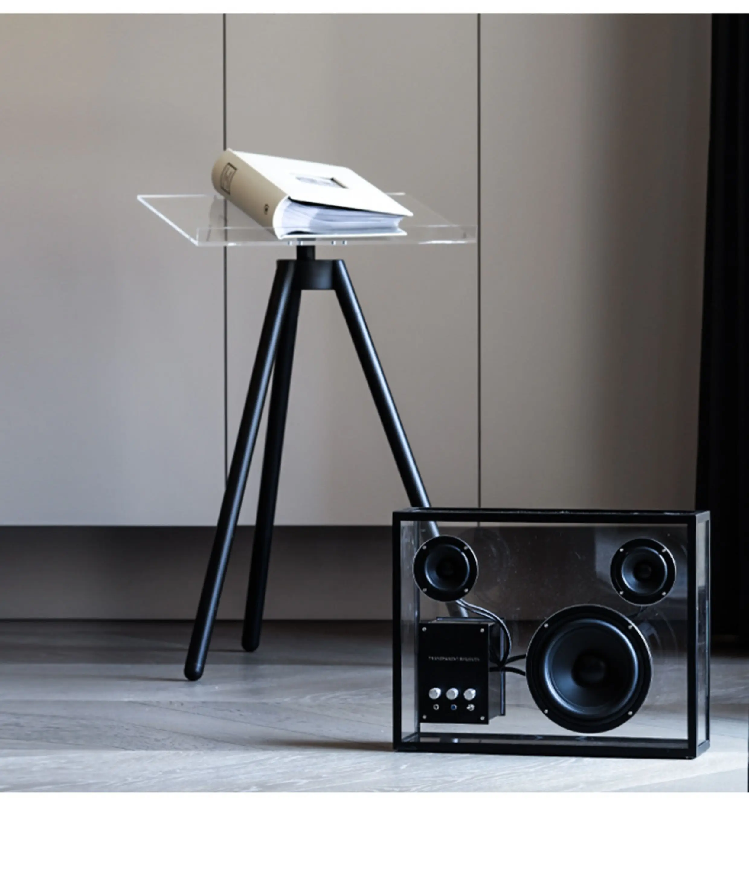 Living Room Floor Reading Stand Sofa Side Display Rack Modern Book Holder for Magazine Catalog Exhibition Sample Room Home Decor