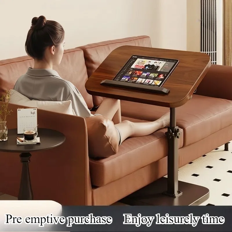 Sofa side table removable bedside rack small table lifting rotating bedside table bedroom dormitory folding coffee table