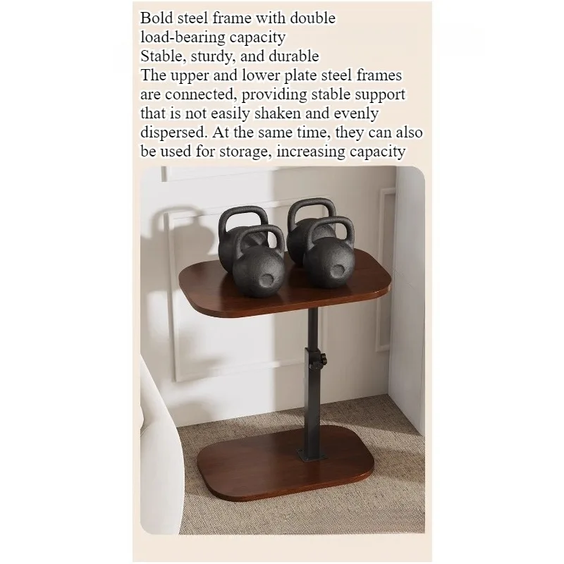 Sofa side table removable bedside rack small table lifting rotating bedside table bedroom dormitory folding coffee table