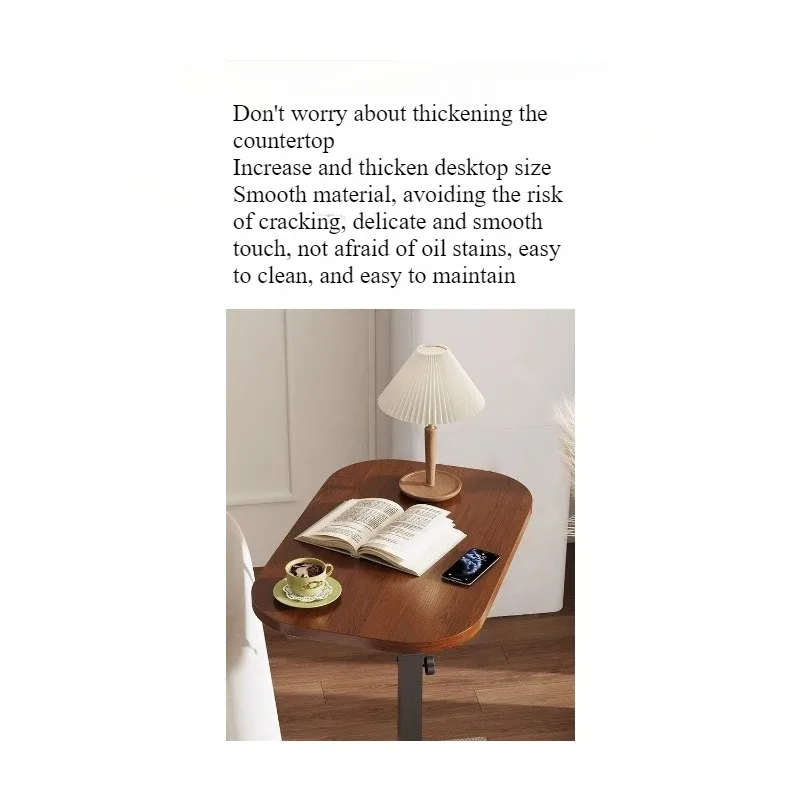 Sofa side table removable bedside rack small table lifting rotating bedside table bedroom dormitory folding coffee table