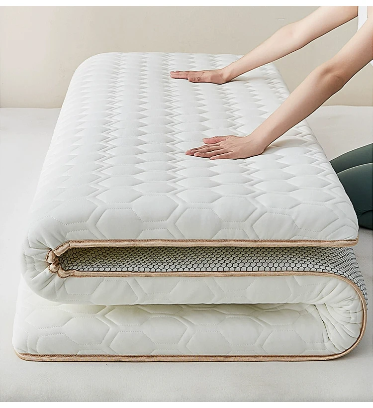 Five layer material composition mattress thicken 4/7cm Household Single Double Sponge latex filling mattresses Tatami Floor Mat