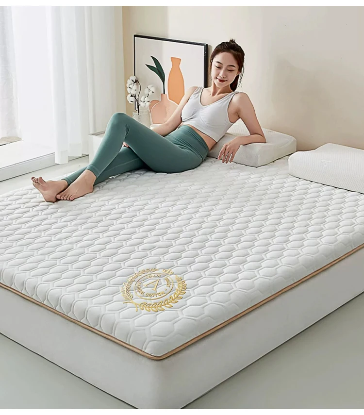 Five layer material composition mattress thicken 4/7cm Household Single Double Sponge latex filling mattresses Tatami Floor Mat