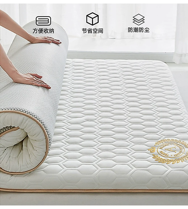 Five layer material composition mattress thicken 4/7cm Household Single Double Sponge latex filling mattresses Tatami Floor Mat