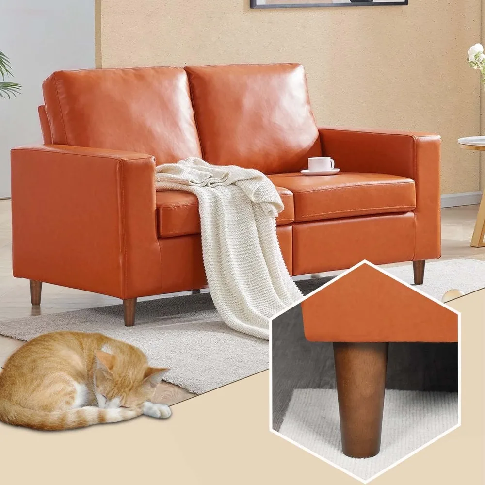 Furniture Legs Wood Sofa Legs Walnut Color Couch Replacement Legs for Cabinet Vanity Couch Chair Dresser