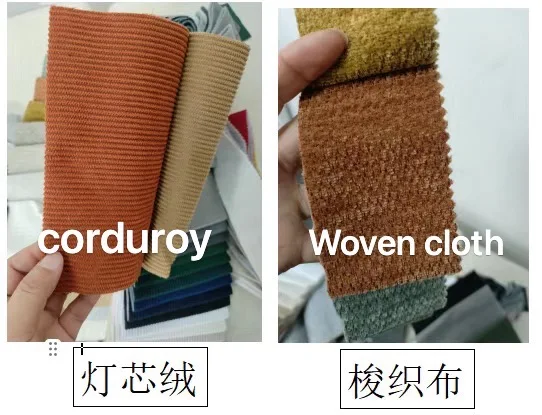 Air Compression Deformable Modern Style Flannel Modular Sofa Fabric Couch for Living Room Sectional Composable Sofa Bed