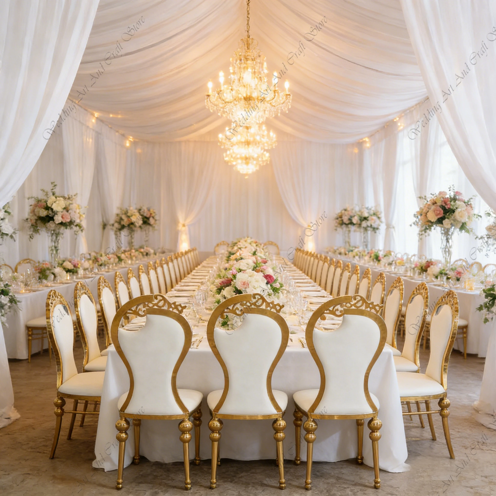 36pcs f30 Hotel Cushion Event Lounge Banquet Chairs Furniture Stainless Steel Wedding Chair Hotel Banquet Chiavari ivy750