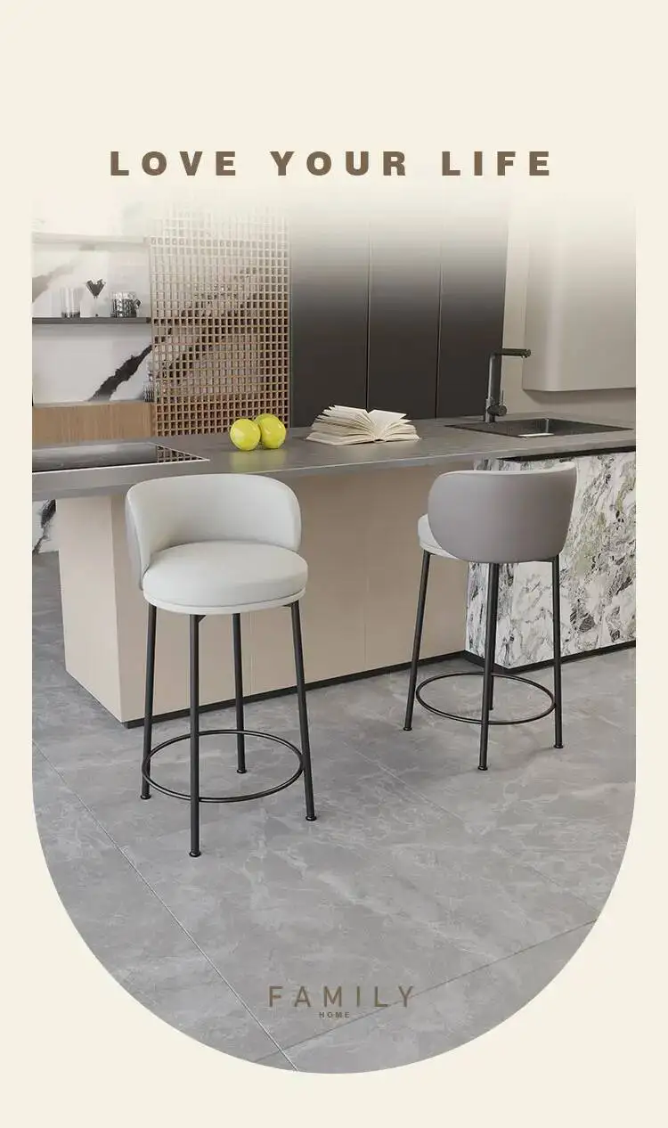 Kitchen Counter Bar Stool Reception Garden Mini Bar Stool Banquet Modern High Sillas Altas Para Barra Salon Furniture
