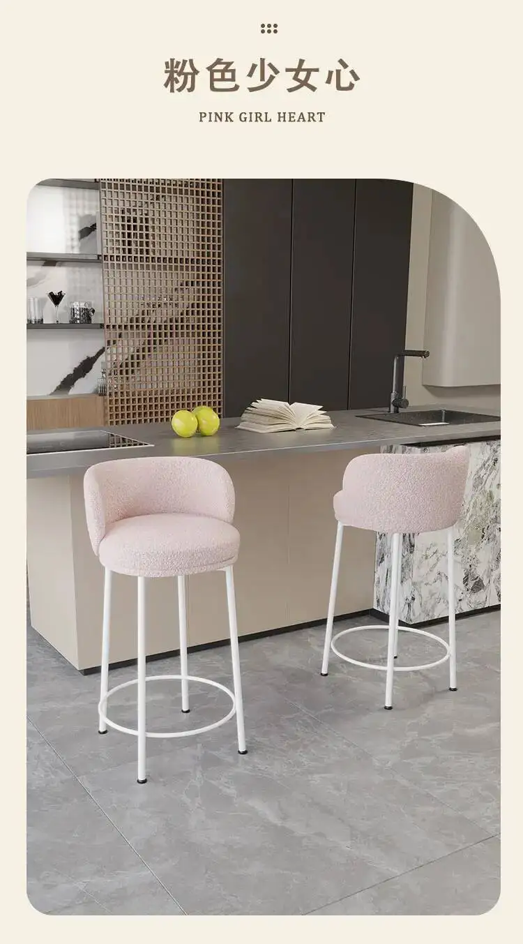 Kitchen Counter Bar Stool Reception Garden Mini Bar Stool Banquet Modern High Sillas Altas Para Barra Salon Furniture