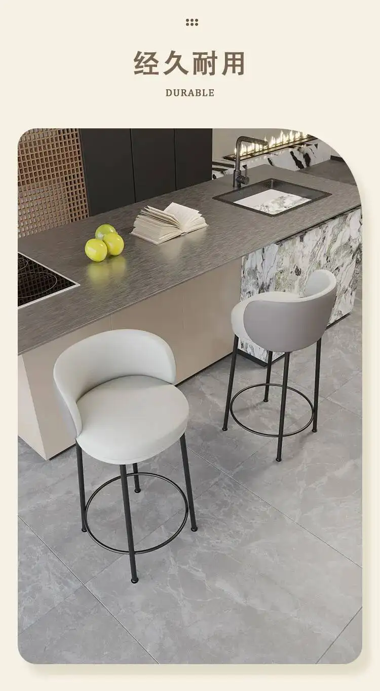Kitchen Counter Bar Stool Reception Garden Mini Bar Stool Banquet Modern High Sillas Altas Para Barra Salon Furniture
