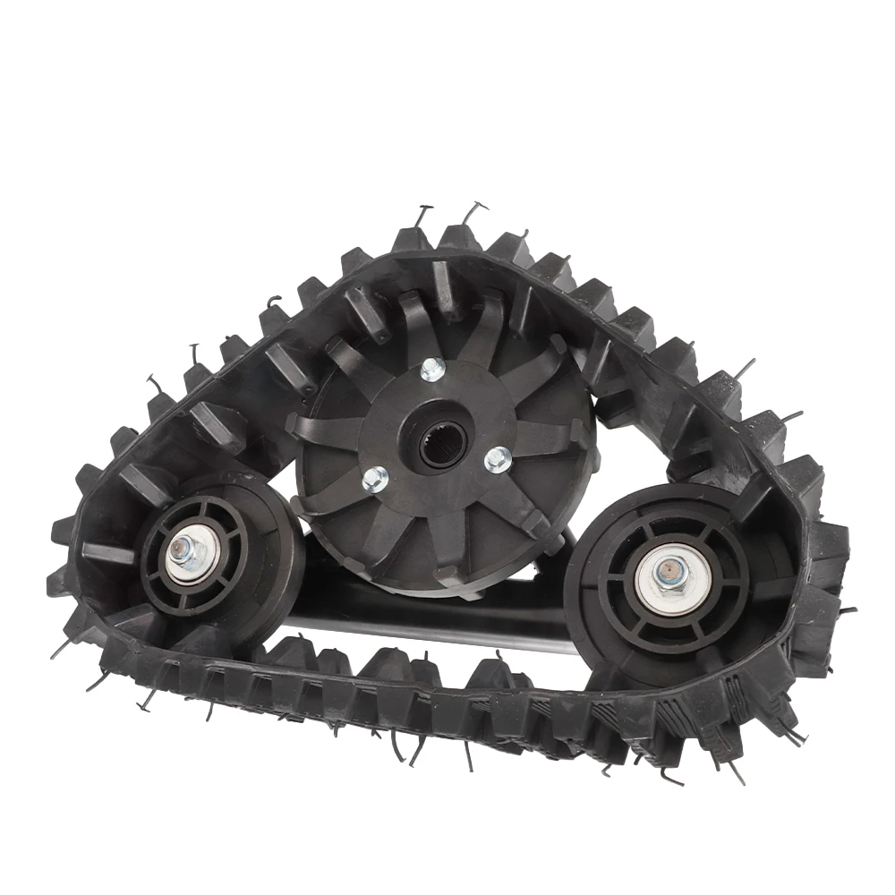 Snowmobile Rear Wheel Rubber Track Kit For Snow Sand Tracks Go Kart Winter Quad ATV UTV Buggy 23T Rear Axle