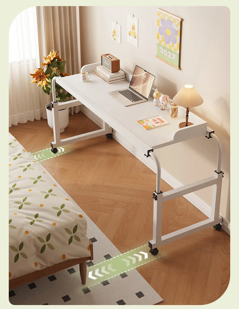 Cross bed desk, bedside table, mobile desk, small table on the bed, cross-border bedroom lift, computer desk, lazy office desk