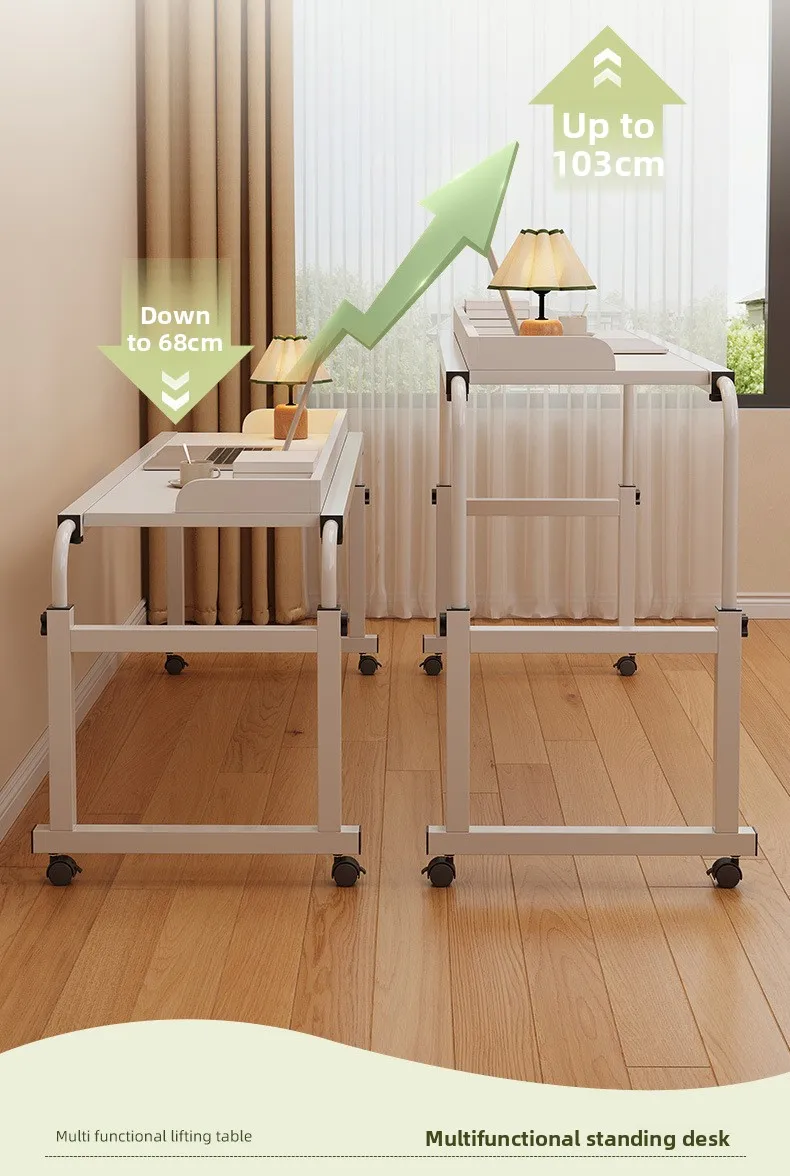 Cross bed desk, bedside table, mobile desk, small table on the bed, cross-border bedroom lift, computer desk, lazy office desk