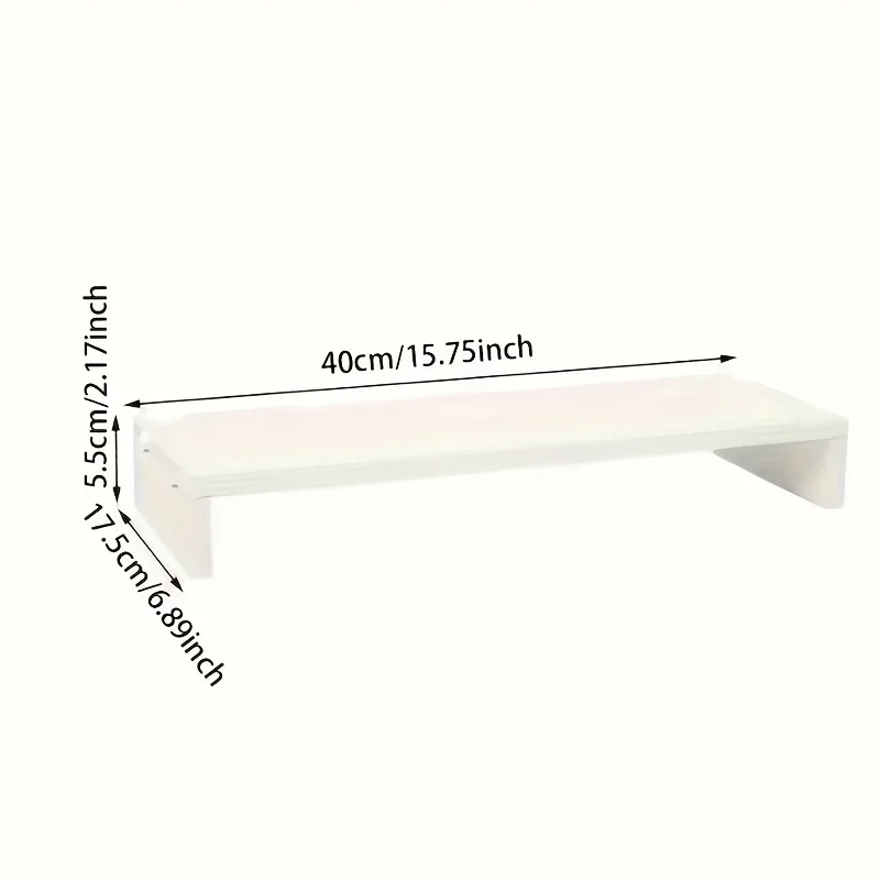 Stable Base Wood Desktop Computer Stand Eyesight Protection Protect Cervical Spine Office Laptop Riser Large Load Bearing