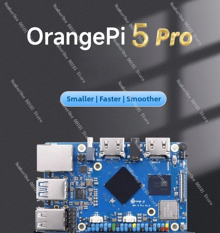Orange Pi OrangePi 5 Pro development board Rockchip RK3588S supports NVMe SSD solid state drive