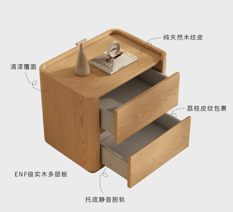 Creative Display Simple Luxury Bedside Tables Trendy Aesthetic Night Table Delicacy Modern Table De Chevet Bedroom Furniture