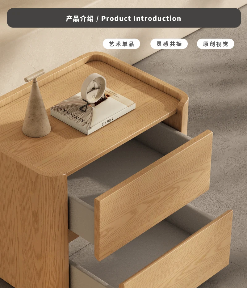 Creative Display Simple Luxury Bedside Tables Trendy Aesthetic Night Table Delicacy Modern Table De Chevet Bedroom Furniture