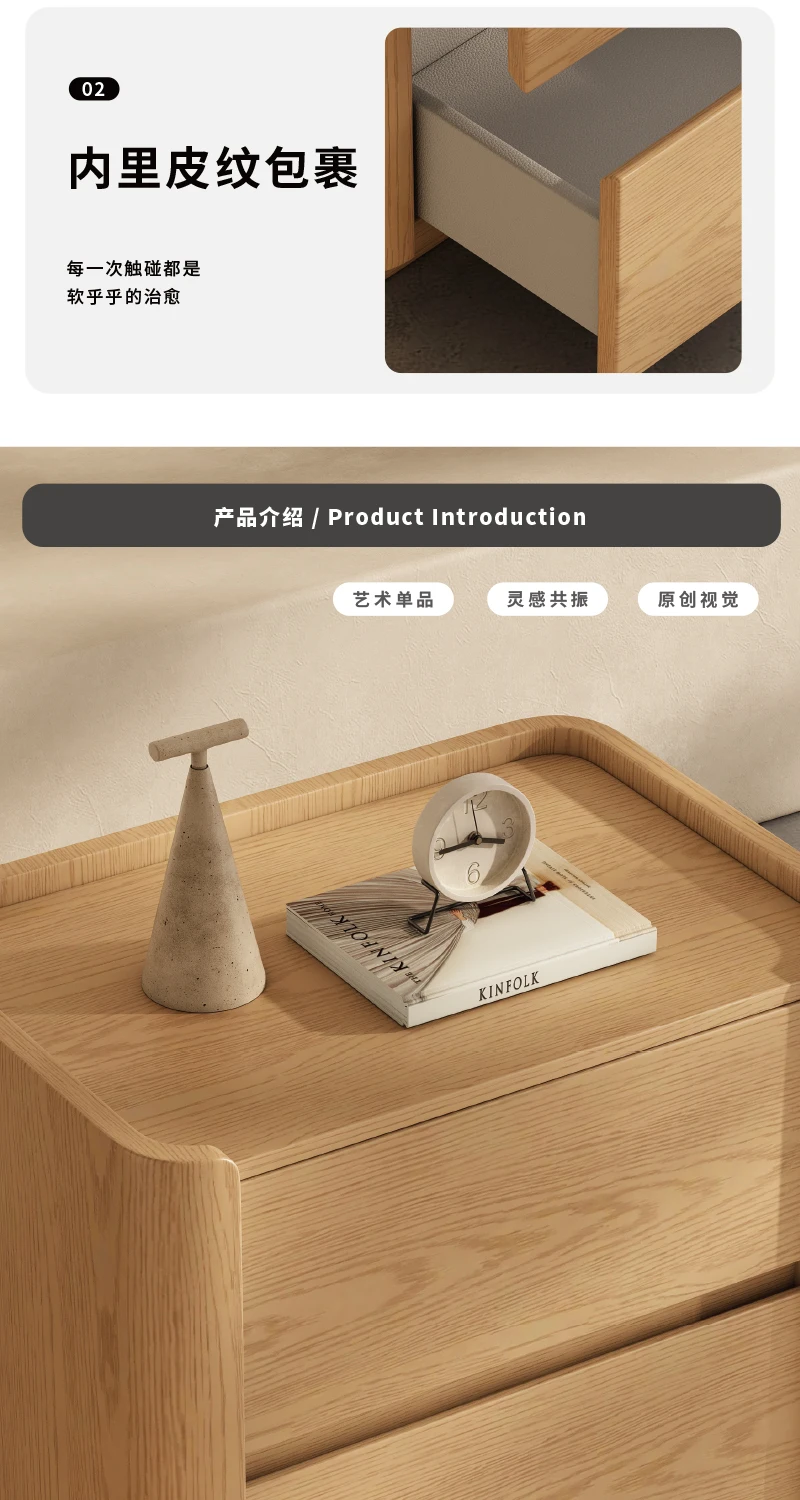 Creative Display Simple Luxury Bedside Tables Trendy Aesthetic Night Table Delicacy Modern Table De Chevet Bedroom Furniture
